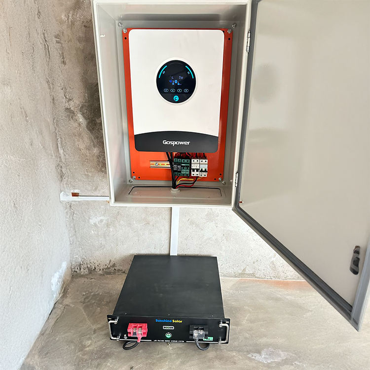 Kit Solar 6200Wh/Día completo con paneles bifaciales, inversor Gospower y batería de litio